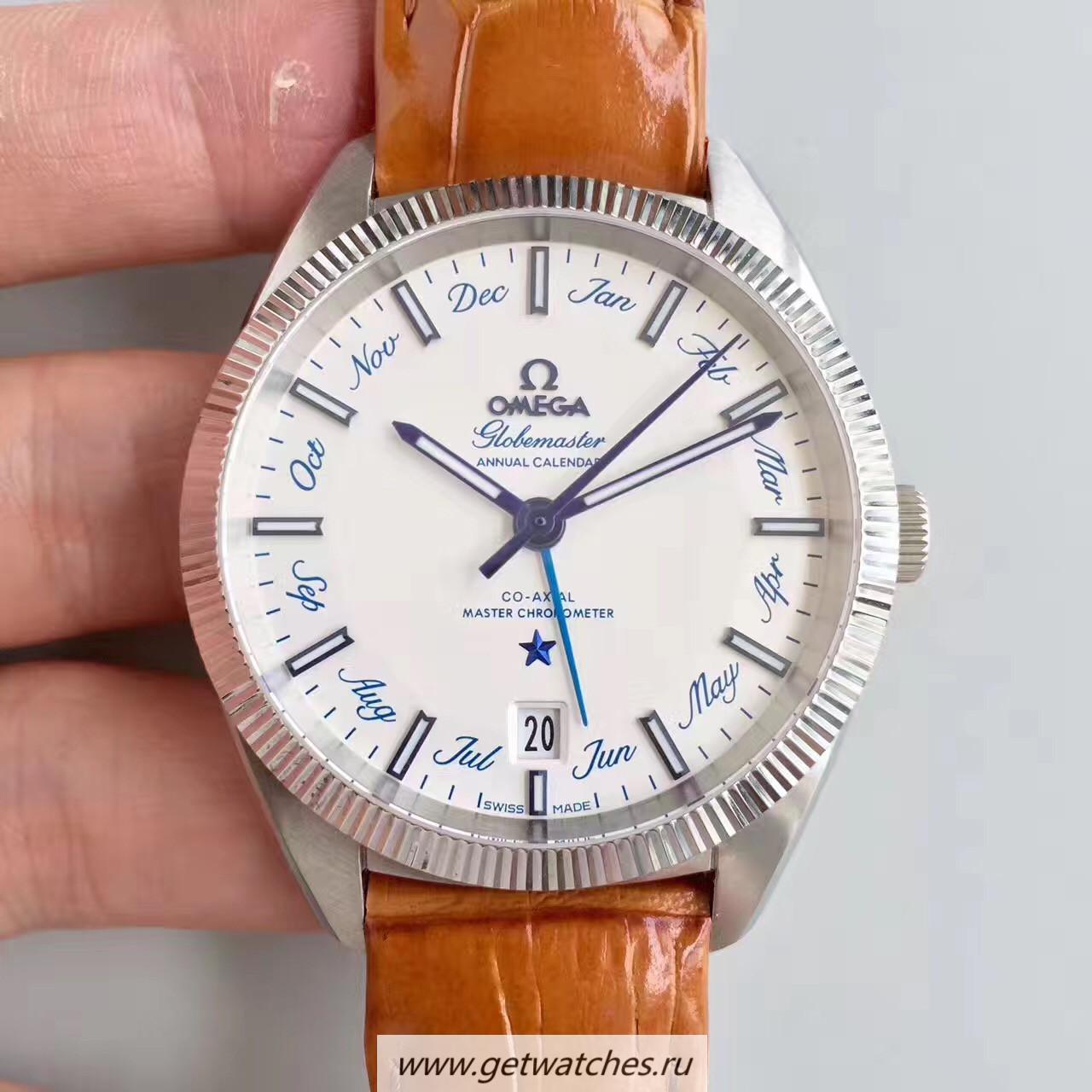 Replica 0me*ga Seamaster Planet Ocean GMT Good Planet Foundation SS Blue Dial 8605