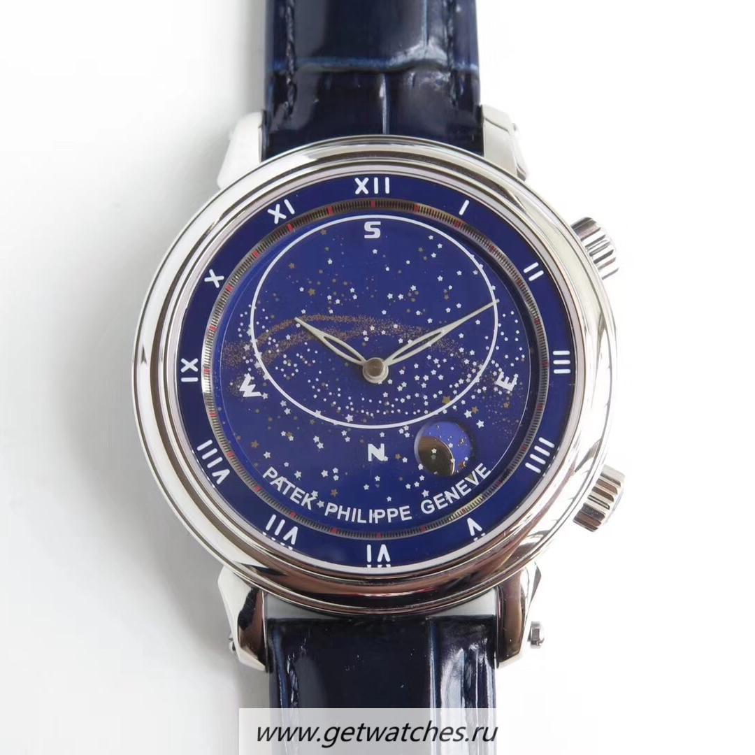 Copy Pat*k Phi1i*pe Grand Complications Sky Moon Celestial 5102G Noob Factory SS Blue Dial 240 LU CL C
