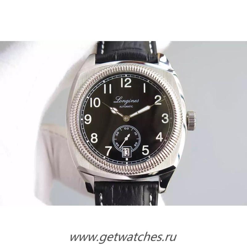 High Quality Longines Heritage 1935 SS Black Dial M9015