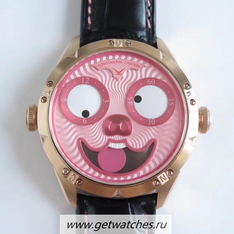 Shop Konstantin Chaykin Joker TWF Rose Gold Pink Dial Seiko NH35A