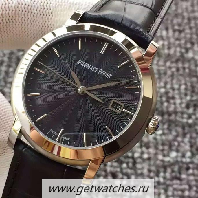 NEW Replica Audemars P1g*et Jules Audemars 15170 SS Black Relief Dial 3120