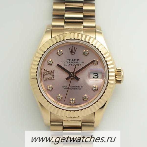 NEW Replica R01ex Ladies Datejust 28 279165 28mm BPF Rose Gold Pink Mother Of Pearl Dial 2671
