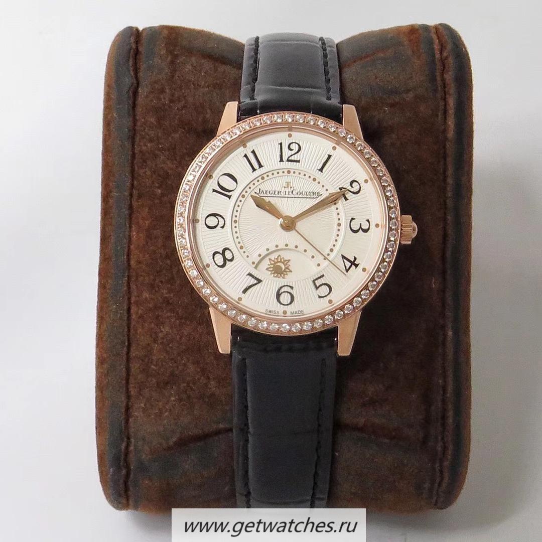 NEW Replica Jaeger-LeCoultre Ladies Rendez-Vous Night & Day 3442430 34mm ZF Rose Gold & D1am0nds White Dial 898A/1