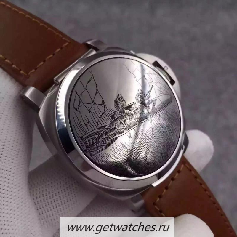 Perfect Replica Pa*e*a1 Luminor Marina PAM 417 New York Special Boutique Edition Carbotech Black Dial P3000