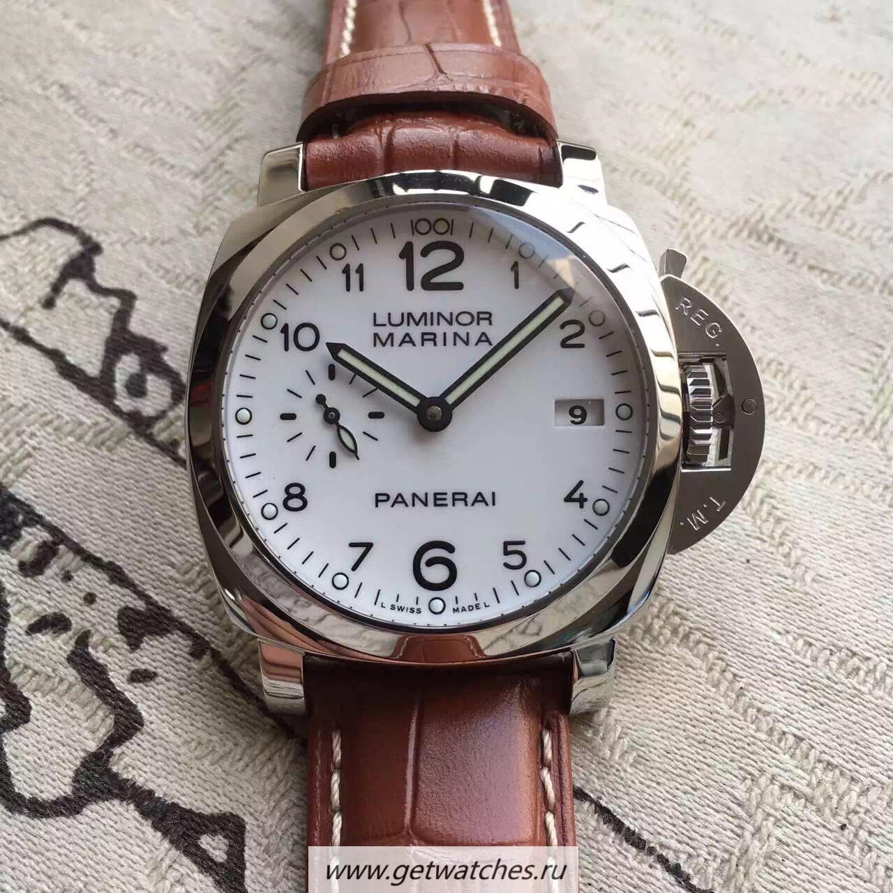 NEW Replica Pa*e*a1 Luminor Due PAM756 VSF Rose Gold White Dial OP XXXIV