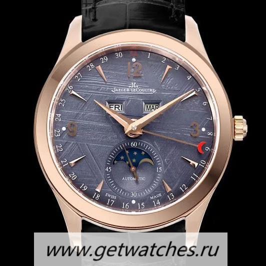 Perfect Replica Jaeger-LeCoultre Master Calendar 1552520 OMF Rose Gold Anthracite Dial Caliber 866/1