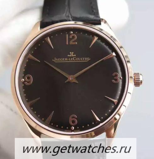 Perfect Replica Jaeger-LeCoultre Master Control 1833 Ultra Thin Q1348120 Noob Factory Rose Gold Black Dial Calibre 849