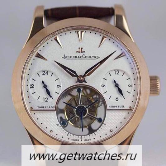 Best Price Jaeger-LeCoultre Master Grande Tradition Tourbillon Rose Gold White Dial Tourbillon