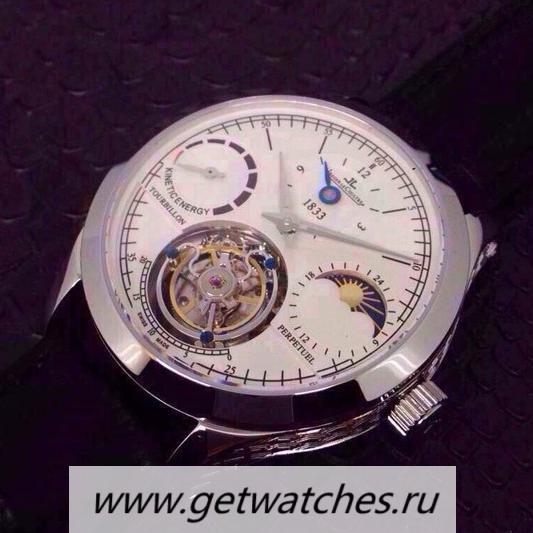 Replica Jaeger-LeCoultre Master Grande Tradition Tourbillon SS White Dial Tourbillon