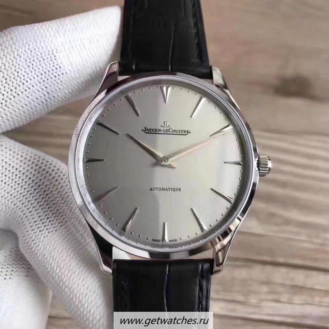 Perfect Replica Jaeger-LeCoultre Master Ultra Thin 41 1338421 Noob Factory SS Grey Dial M9015