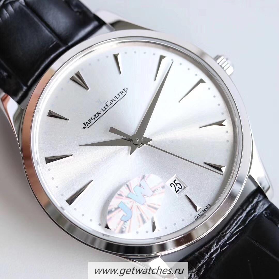 High Quality Jaeger-LeCoultre Master Ultra Thin Date 1288420 JWF SS Silver Dial JLC 899/1
