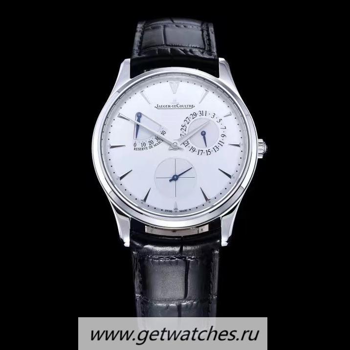 Perfect Replica Jaeger-LeCoultre Master Ultra Thin Reserve De Marche GF SS Silver Dial 938