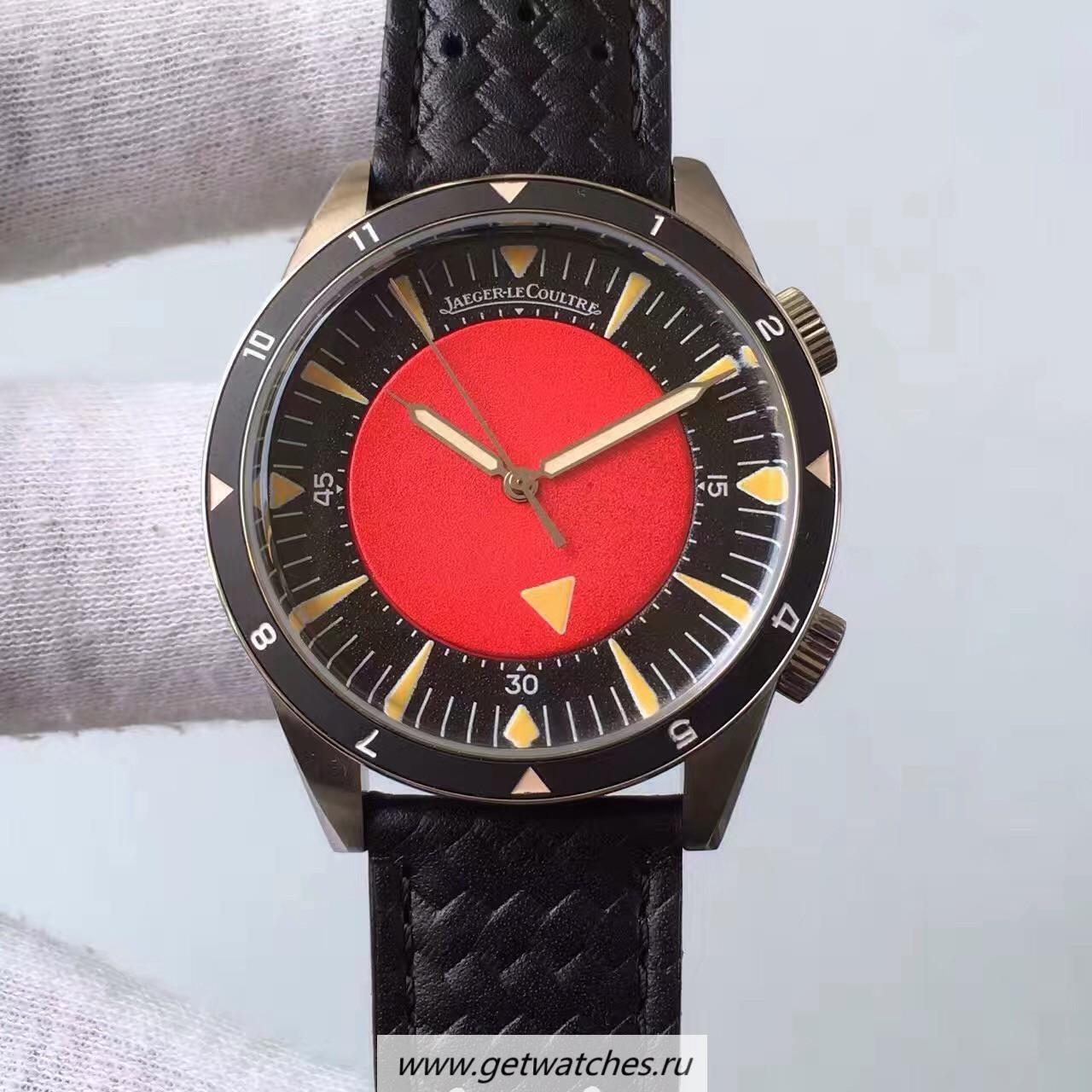 Copy Jaeger-LeCoultre Memovox Tribute to Deep Sea Q2028470 ZF SS Red Dial M9015