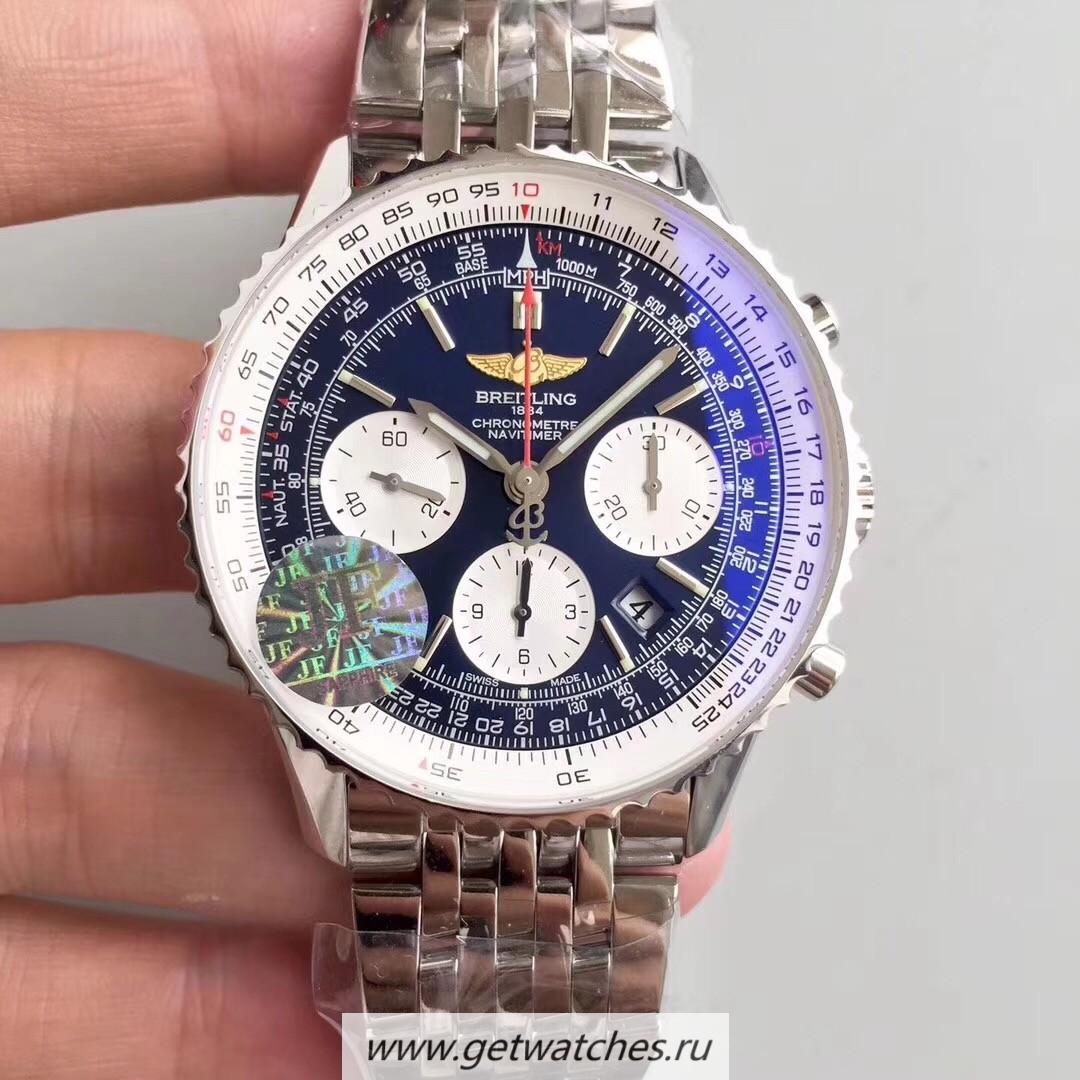 Copy Breitling Navitimer 01 AB012012/BB01/447A JF SS Blue Dial 7750