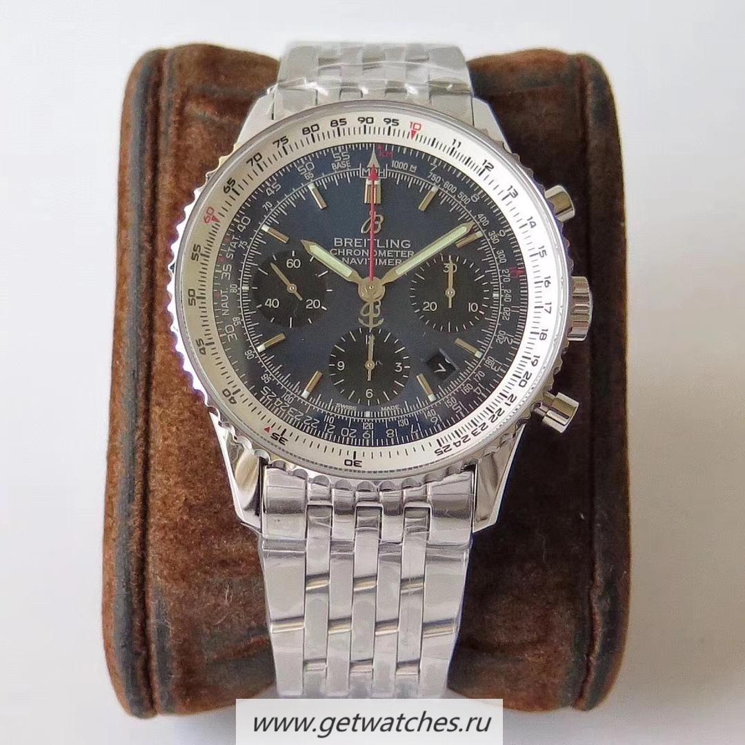 NEW Replica Breitling Navitimer 01 AB0121211C1A1 AIF SS Blue Dial 7750