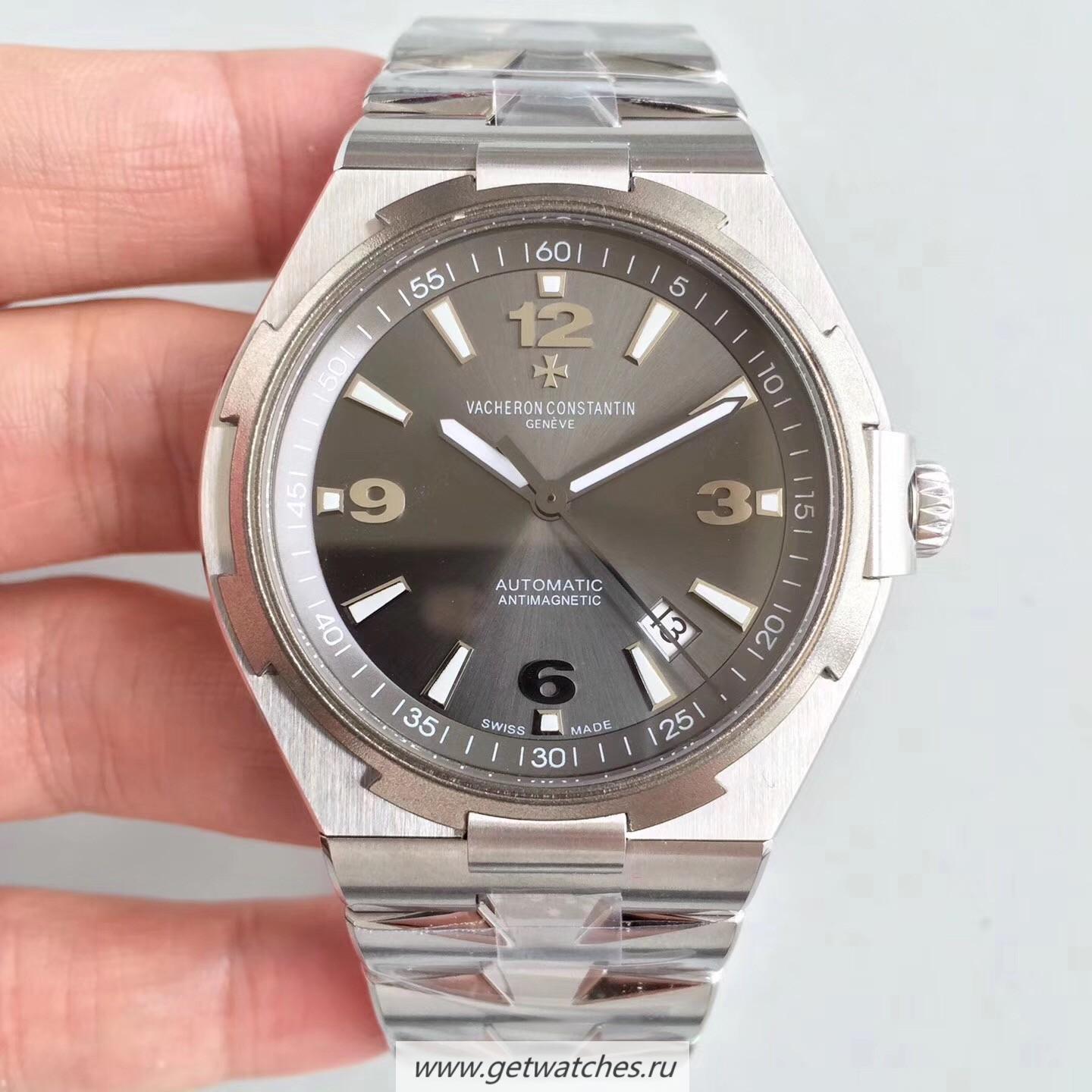 Best Price Vacheron C0nstan1n Overseas 47040 JJF SS Rhodium Dial M9015