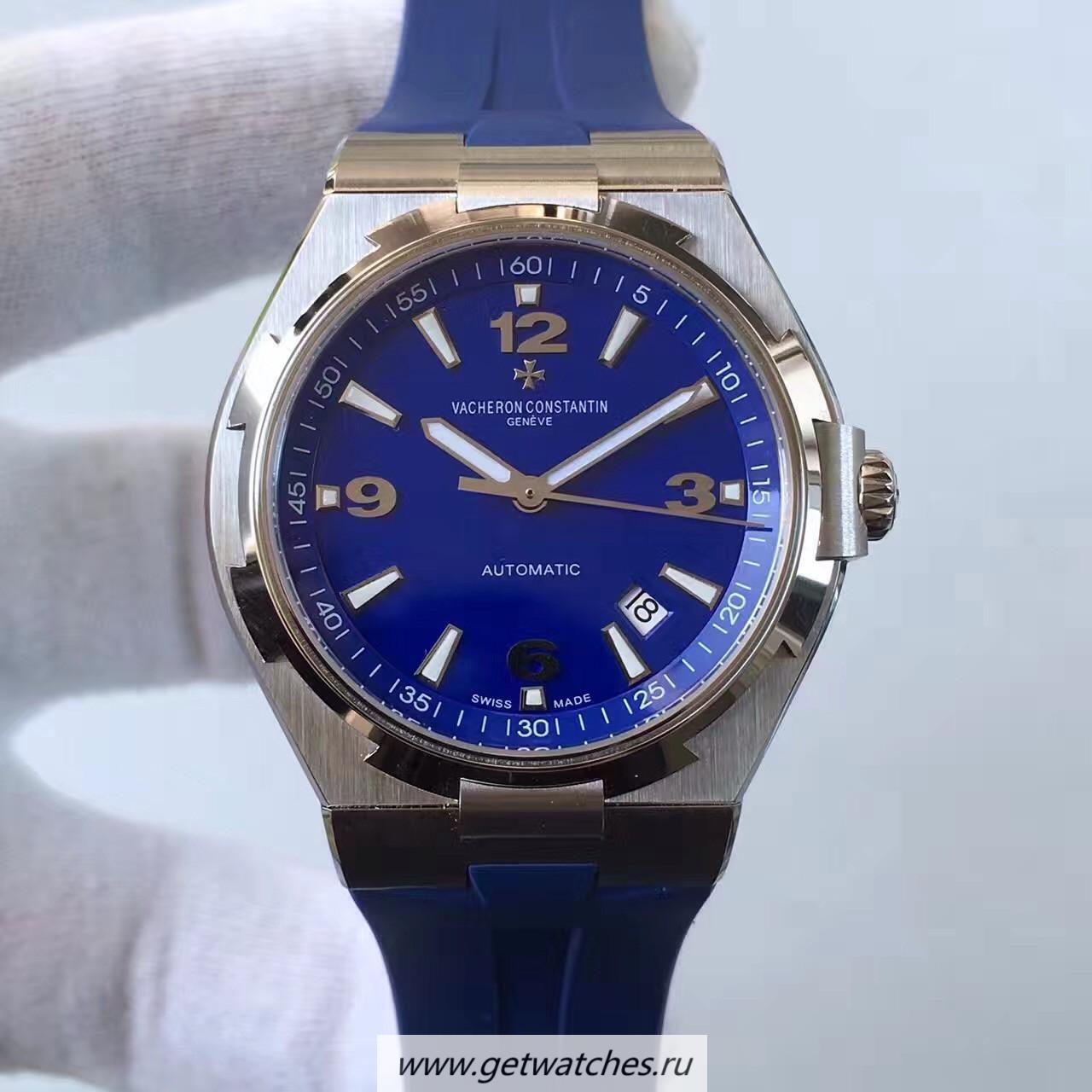 High Quality Vacheron C0nstan1n Overseas 47040 SS Blue Dial 2824