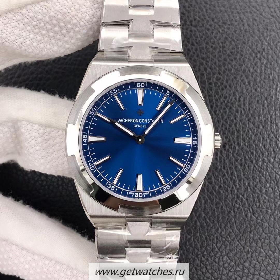 High Quality Vacheron C0nstan1n Overseas Ultra-Thin 2000V XF V2 SS Blue Dial 1120