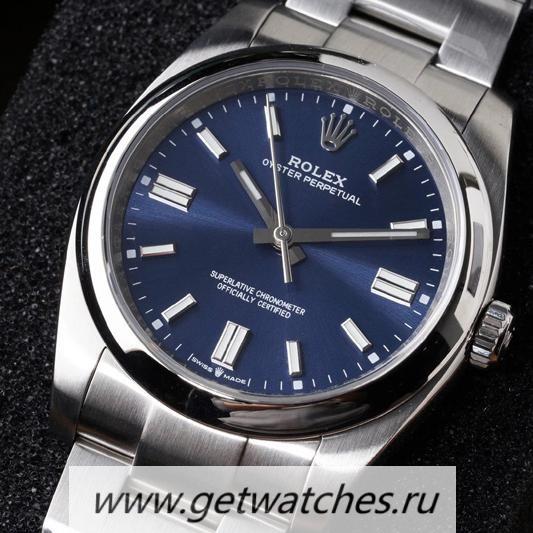 Fake R01ex Oyster Perpetual 36 126000 KRF SS 904L Blue Dial 2824