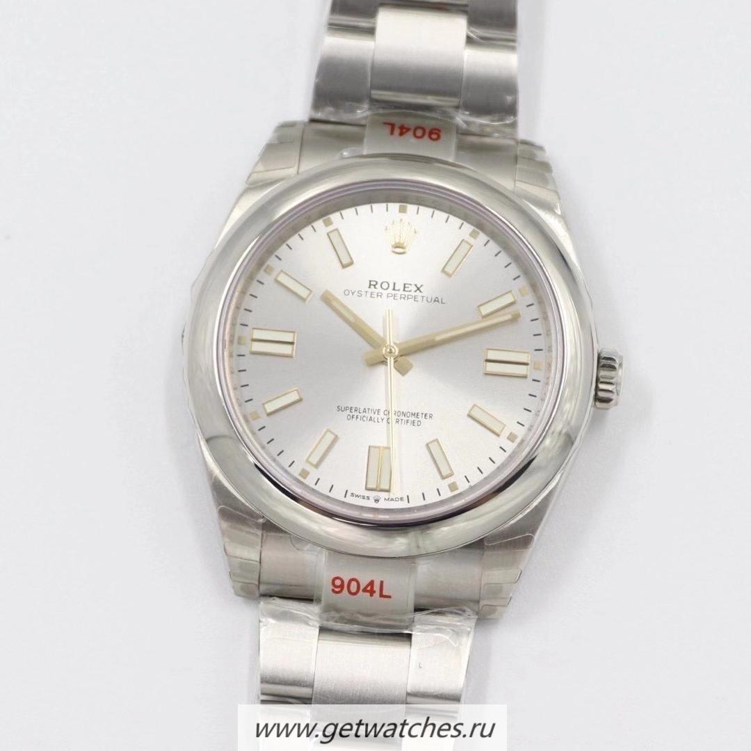 High Quality R01ex Oyster Perpetual 41 124300 EWF SS 904L Silver Dial 3230
