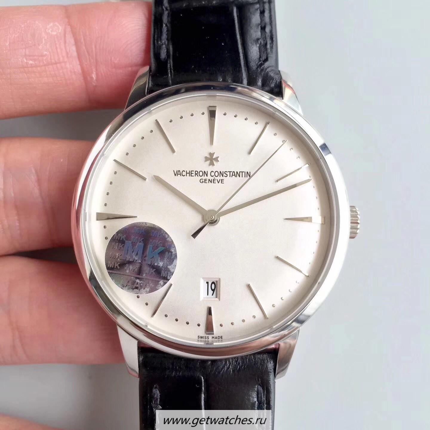 Replica Vacheron C0nstan1n Patrimony 85180/000G-9230 MKF SS Silver Dial 2450 Q6
