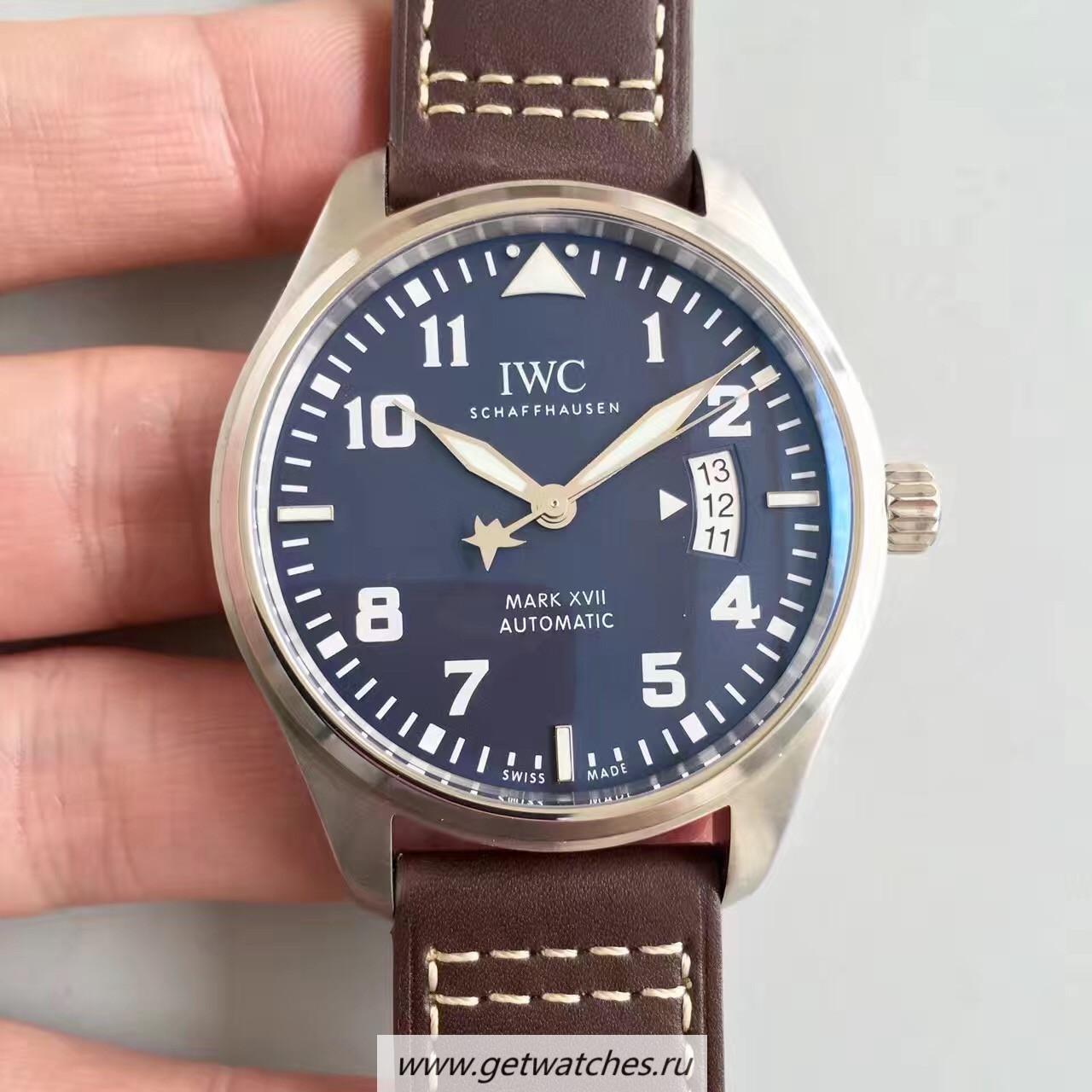 Shop IWC Pilot Mark XVII Le Petit Prince IW326501 MKF SS Blue Dial 2892