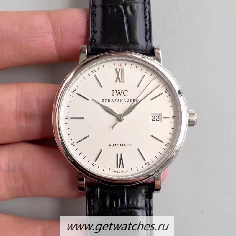Shop IWC Portofino Automatic IW356501 MKSF SS White Dial 2892
