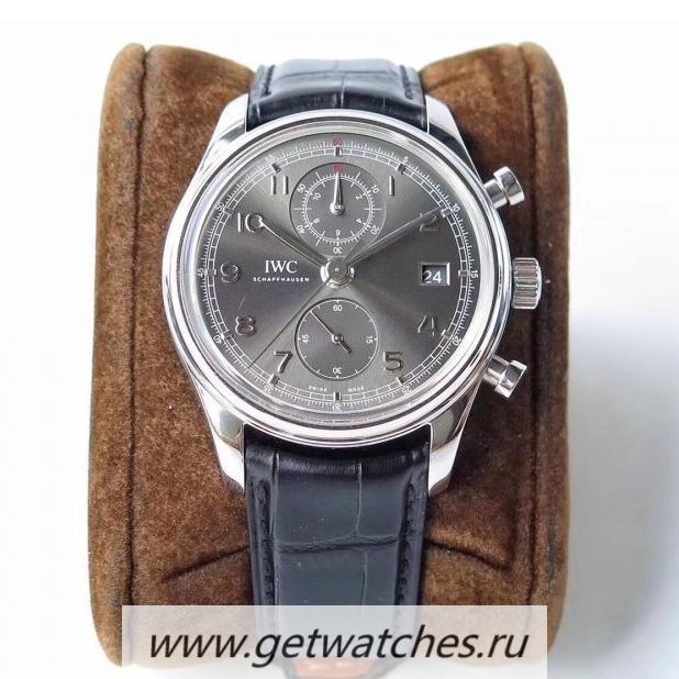 Copy IWC Portugieser Chrono Classic IW390404 ZF SS Anthracite Dial 7750