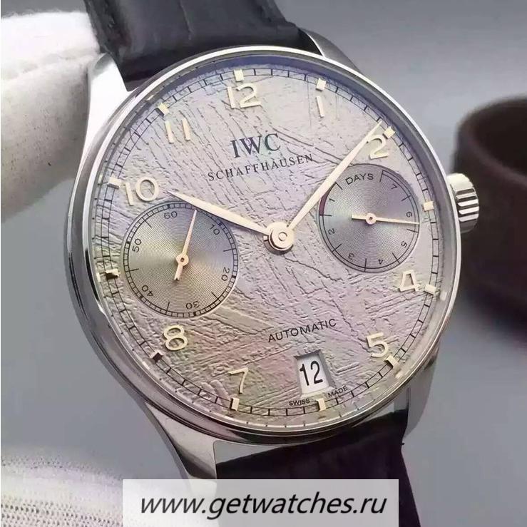 Copy IWC Portuguese IW5001 SS Gray Dial 52010