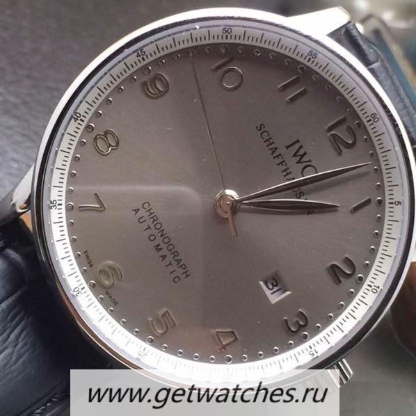 Replica IWC Portuguese SS Gray Dial 89000