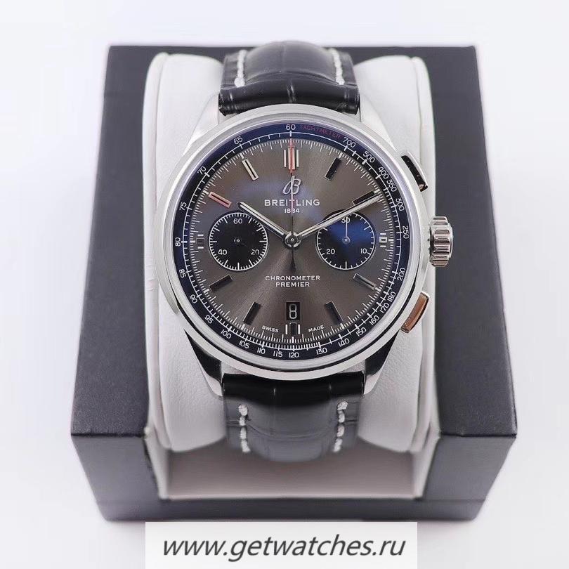 High Quality Breitling Premier B01 GF SS Anthracite Dial 7750