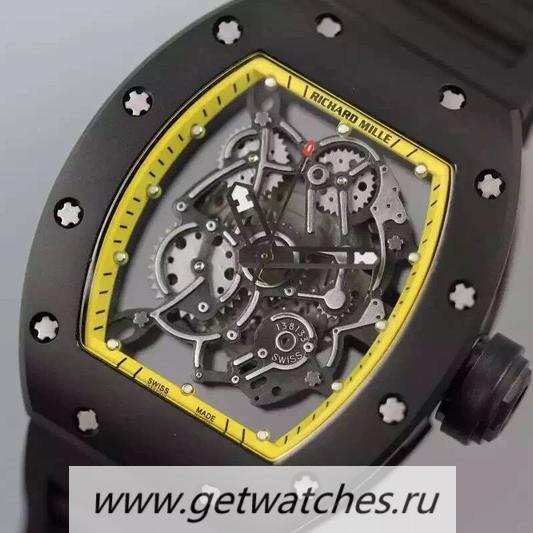 Replica Richard Mille RM035 PVD Yellow Dial M9015