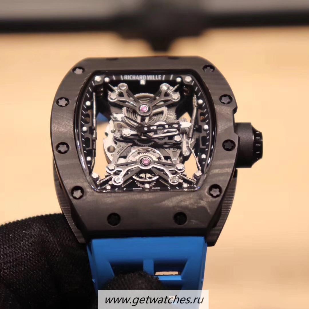 Perfect Replica Richard Mille RM50-27-01 NTPT KVF Forged Carbon Skeleton Dial M9015