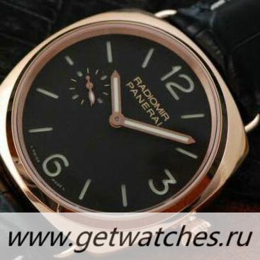 Copy Pa*e*a1 Radiomir 8 Days PAM 384 Black Ceramic Black Dial P2002