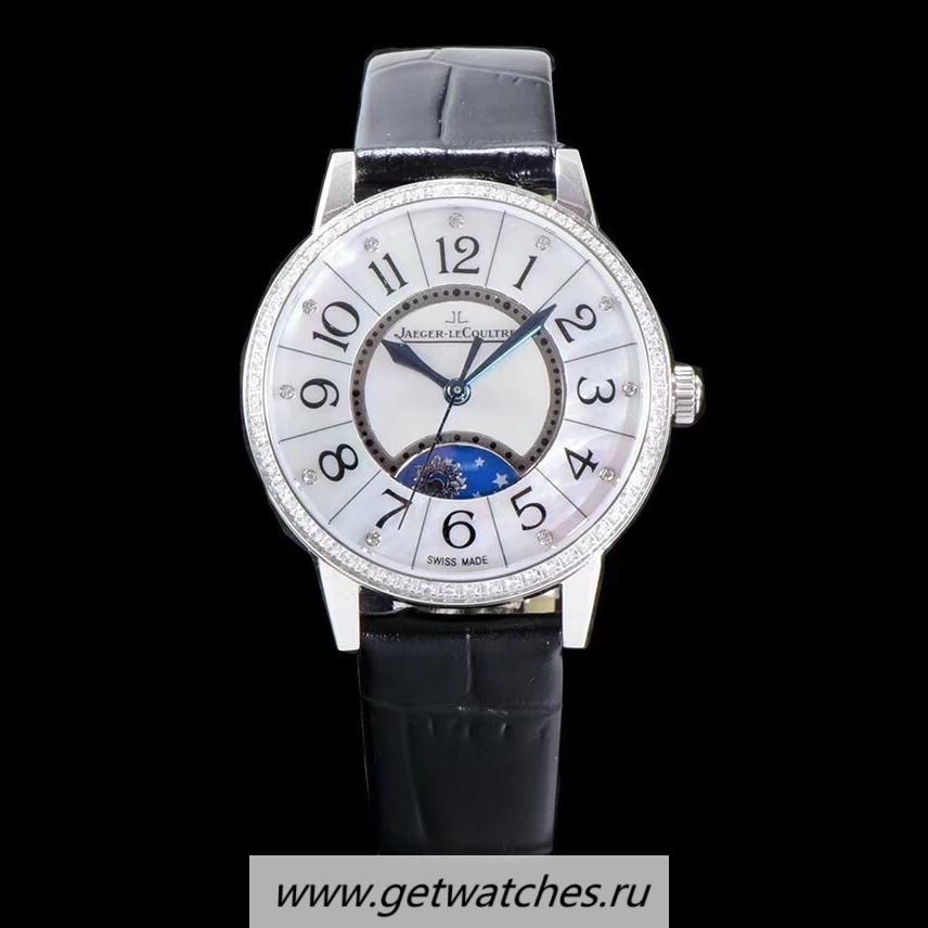 Perfect Replica Jaeger-LeCoultre Rendez-Vous Night & Day 3448430 Noob Factory V2 SS & D1am0nds Mother Of Pearl Dial 898A/1