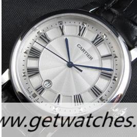 Shop Ca*t1er Rotonde 42mm SS Silver Dial 2824