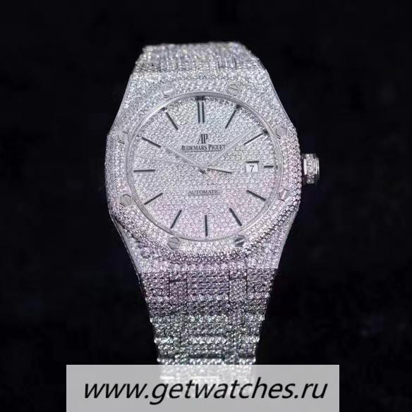 Fake Audemars P1g*et Royal Oak 15400 TZF SS & D1am0nd D1am0nd Dial 3120