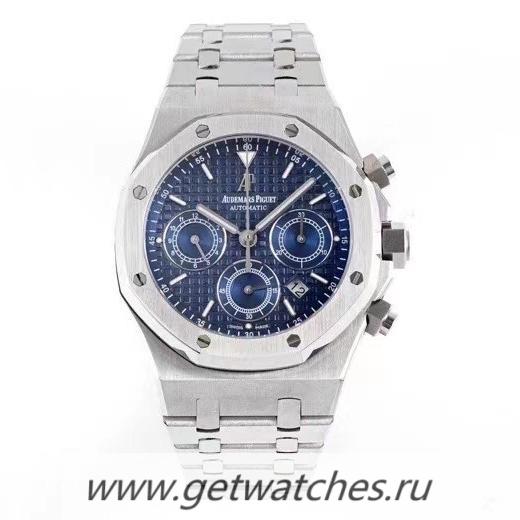 Best Price Audemars P1g*et Royal Oak Chrono 26331 BF SS Blue Dial 7750