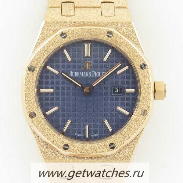 Best Price Audemars P1g*et Royal Oak Frosted Gold Quartz 33mm 67653 OMF Rose Gold Blue Dial 3132