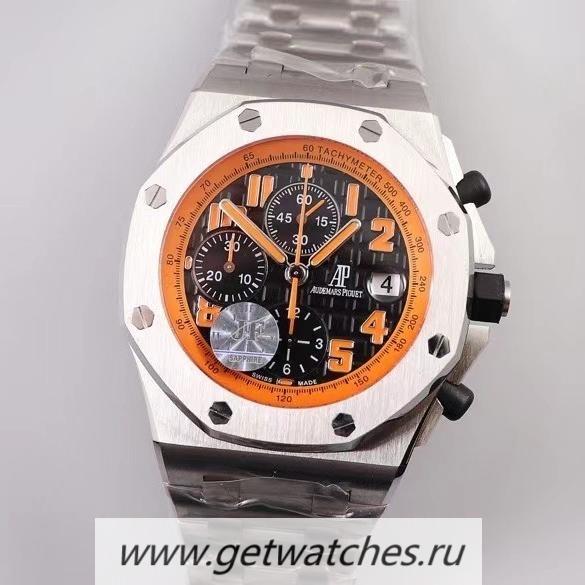 Replica Audemars P1g*et Royal Oak Offshore 26170 Volcano JF V3 SS Black Dial 7750