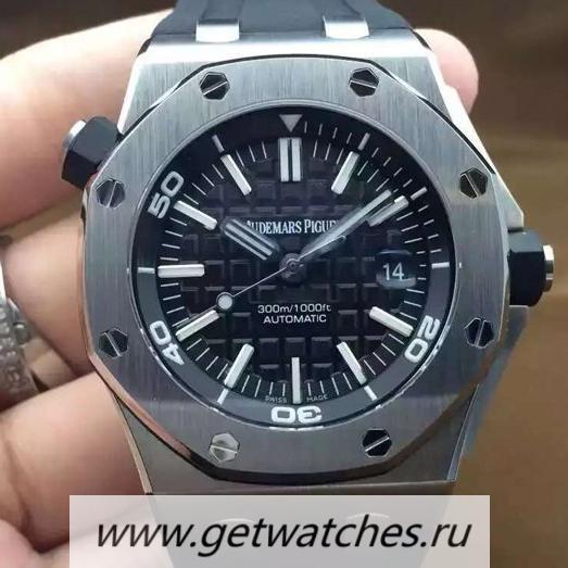 High Quality Audemars P1g*et Royal Oak Offshore Diver 15710 SS Black Dial 3120