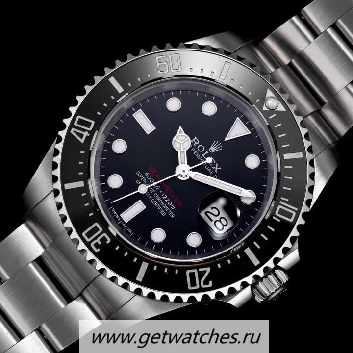 Shop R01ex Sea-Dweller 2017 Baselworld 126600 Noob Factory V10 SS 904L Black Dial 3235