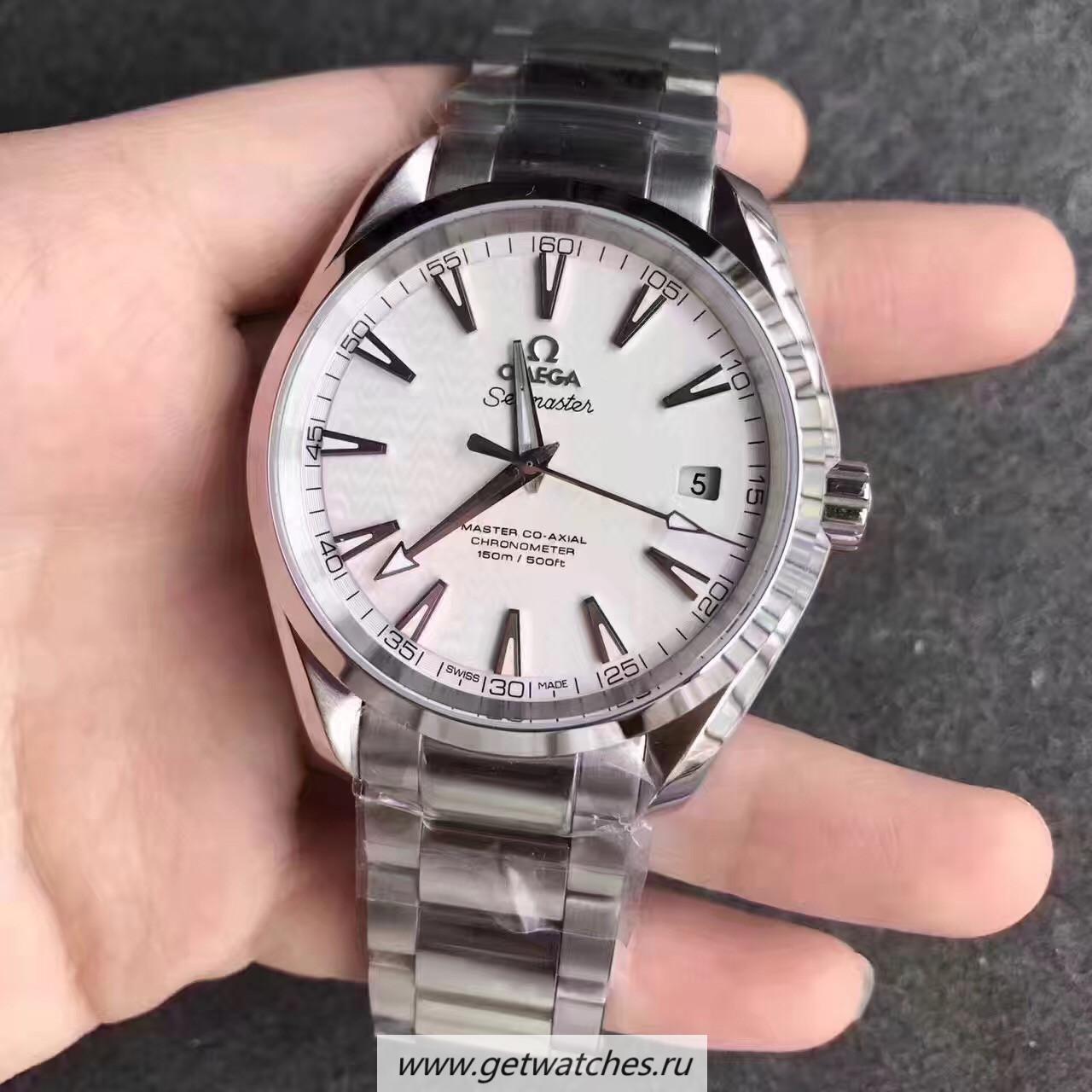 Copy 0me*ga Master 40mm SS White Dial 8511