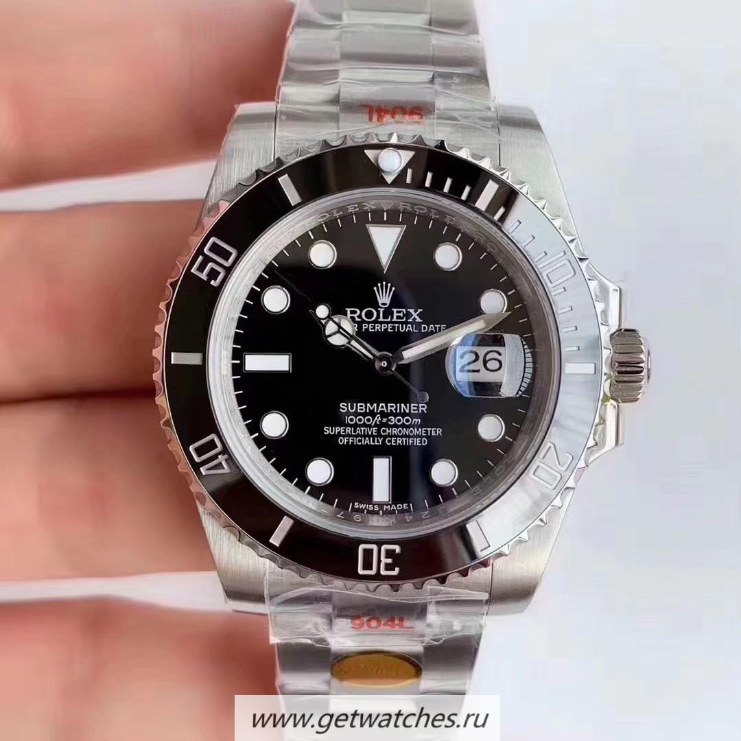 High Quality R01ex Submariner Date 116610 LN 2019 Noob Factory V10 SS 904L Black Dial 2836
