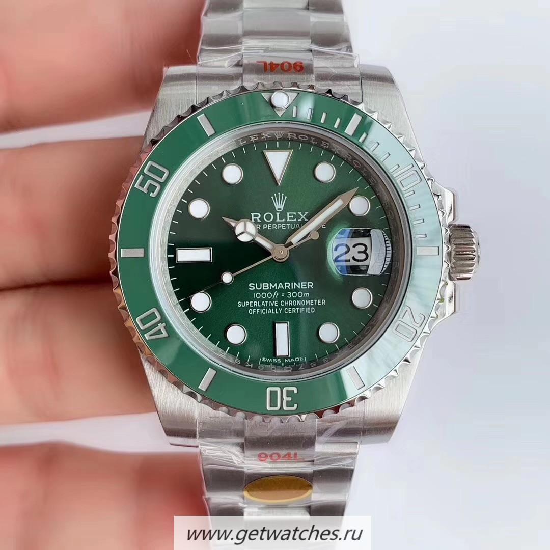High Quality R01ex Submariner Date 116610 LV 2019 Noob Factory V10 SS 904L Green Dial 3135