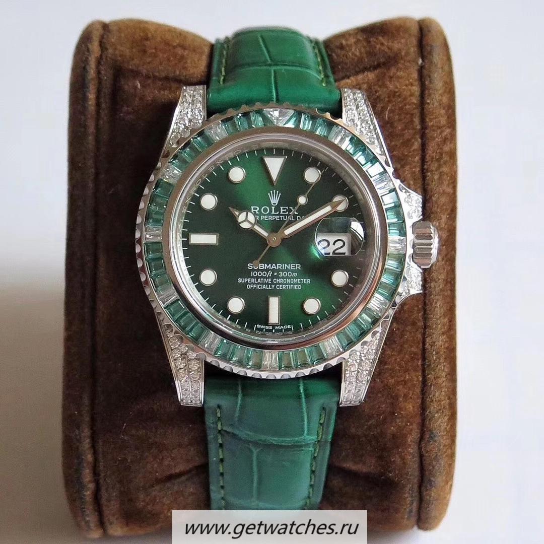 Shop R01ex Submariner Date 116610 LV Noob Factory V9 SS 904L & D1am0nds Green Dial 2836