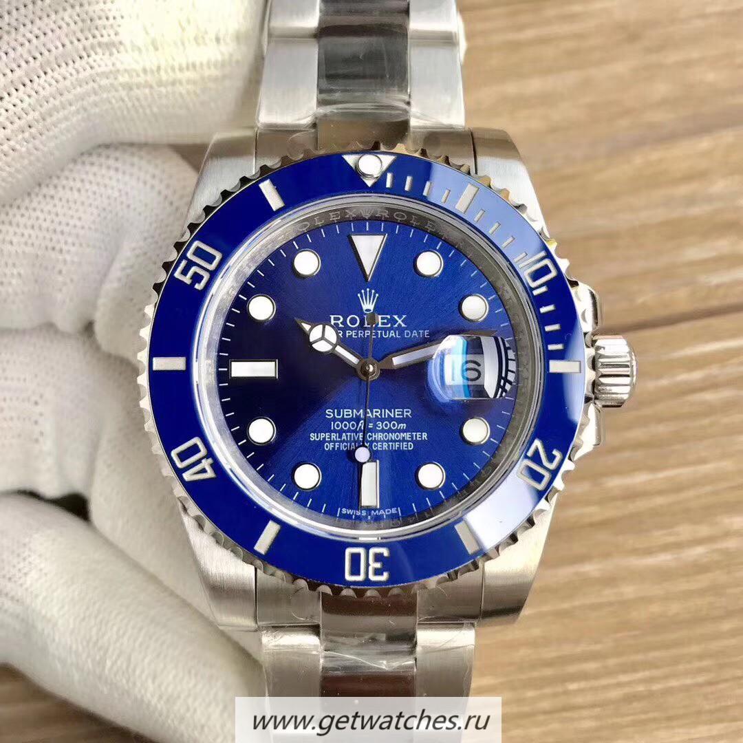 Shop R01ex Submariner Date 116619 LB Noob Factory V8 SS Blue Dial 2836