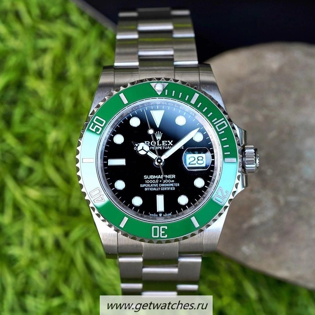 Replica R01ex Submariner Date 126610 LV Green Maker SS Black Dial 2824