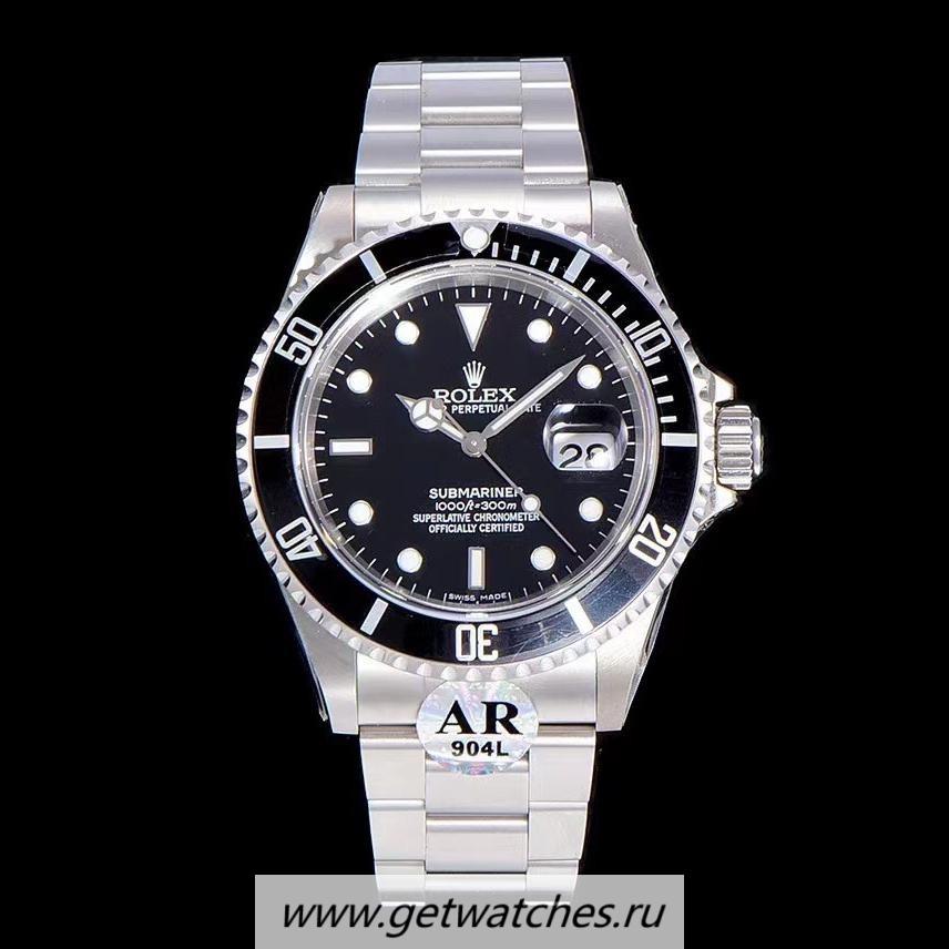 High Quality R01ex Submariner Date 16610 No Rehaut ARF SS 904L Black Dial 3135