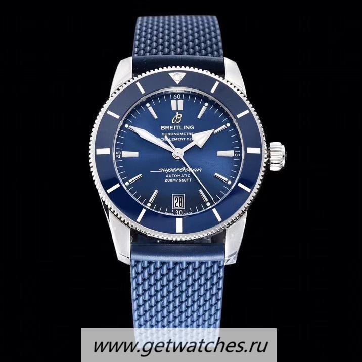 High Quality Breitling S*perocean Heritage II 42mm AB201012 GF V2 SS Blue Dial 2824